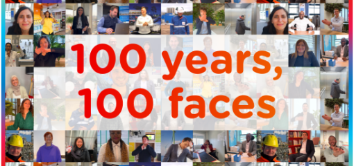 100 years, 100 faces